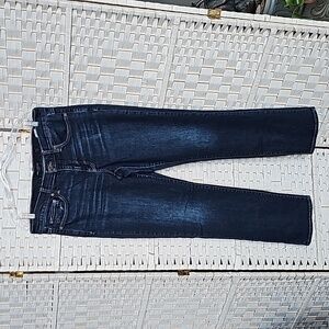 Lucky Brand 14/32 Long Straight Leg Dark Denim Jean